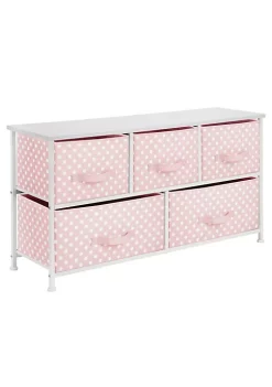 Brand new ✔️ MDesign 5-Drawer Wide 👗 Dresser with Fabric Drawers 😍 -Storage Basket Store Belk 1808