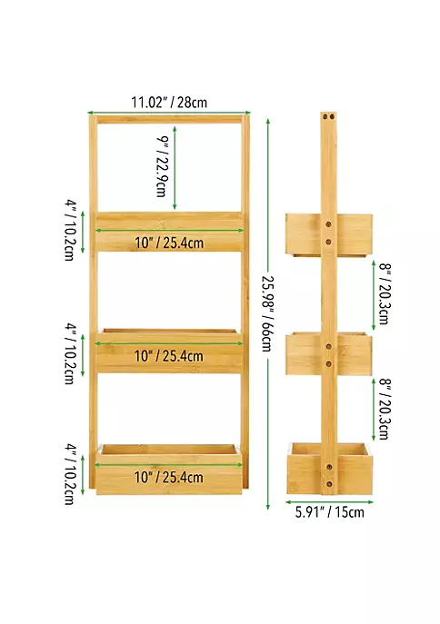 Deals π― MDesign 4-Tier Freestanding Bamboo Shelf π 5 Deals π― MDesign 4-Tier Freestanding Bamboo Shelf π - Image 3