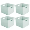 Outlet 🛒 MDesign Bin with Handles 10" x 10" x 8" 👍 -Storage Basket Store Belk 1816