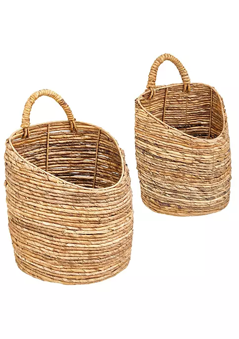 Outlet β MDesign Woven Hyacinth Hanging Basket Set π 3 Outlet β MDesign Woven Hyacinth Hanging Basket Set π