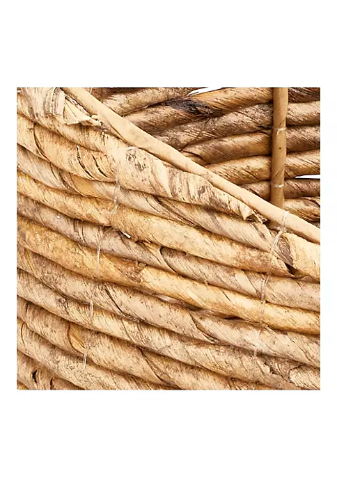 Outlet β MDesign Woven Hyacinth Hanging Basket Set π 5 Outlet β MDesign Woven Hyacinth Hanging Basket Set π - Image 3