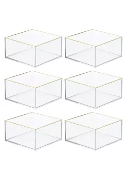 Best reviews of π MDesign Stackable Cube Bin 7.5" x 7.5" x 4" βοΈ