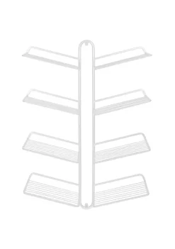 Brand new 🥰 MDesign 4-Pair Wall Mount 👟 Shoe Display Rack 😍 -Storage Basket Store Belk 1872