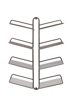 Brand new 🥰 MDesign 4-Pair Wall Mount 👟 Shoe Display Rack 😍 -Storage Basket Store Belk 1873