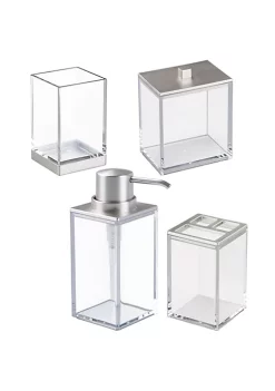 Top 10 😍 MDesign 4-Piece Bathroom Accessories Set 👏 -Storage Basket Store Belk 189
