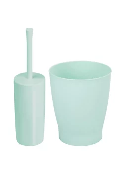 Buy 🌟 MDesign Toilet Bowl Brush + Wastebasket Set 💯