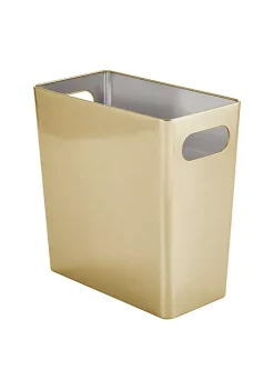 Buy 👏 MDesign 7.8-Liter Rectangular Metal Trash Can with Handles ⭐ -Storage Basket Store Belk 1909