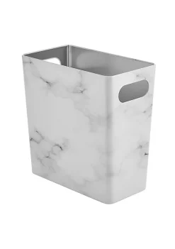 Buy 👏 MDesign 7.8-Liter Rectangular Metal Trash Can with Handles ⭐ -Storage Basket Store Belk 1911