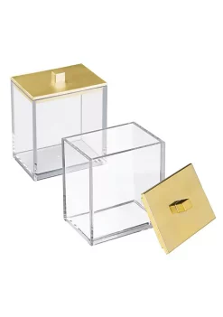 New 🛒 MDesign Square Canister with Lid 😍 -Storage Basket Store Belk 1939