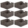 Best deal 😍 MDesign Woven Basket with Handles 13" x 12" x 6" ⭐ -Storage Basket Store Belk 1977