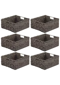 Best deal 😍 MDesign Woven Basket with Handles 13" x 12" x 6" ⭐