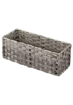 Cheap 👍 MDesign Woven Seagrass Toilet Paper Storage Basket 15" x 6" x 6" 🤩