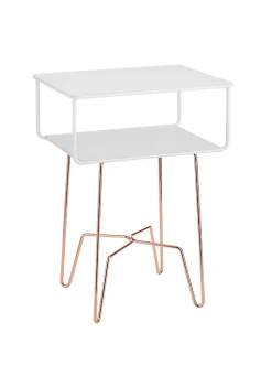 Best Pirce 💯 MDesign 2-Tier Industrial Side Table 👏