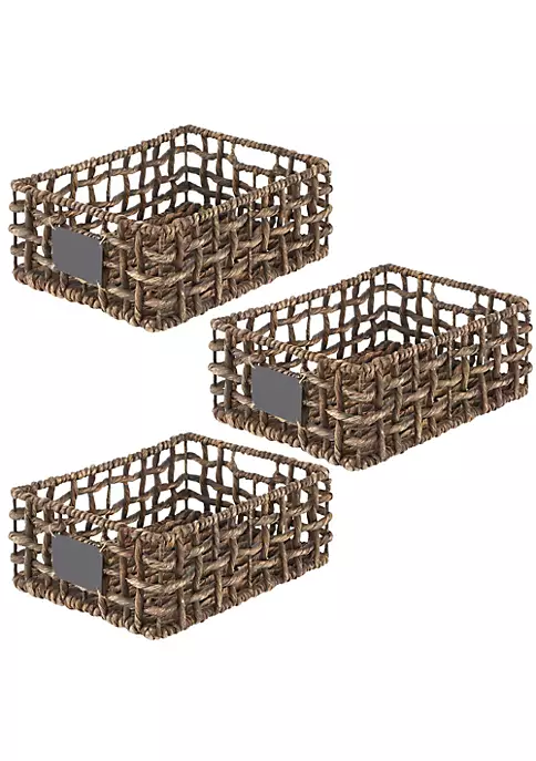 Top 10 π MDesign Open Weave Hyacinth Basket with Chalkboard Label 12" x 9" x 6" π 3 Top 10 π MDesign Open Weave Hyacinth Basket with Chalkboard Label 12" x 9" x 6" π