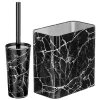 Best Sale ❤️ MDesign Trash Can + Toilet Brush Set 😉 -Storage Basket Store Belk 2052