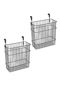 Flash Sale π MDesign Over Cabinet Wire Trash Can Basket 12" x 6" x 16" π 6 Flash Sale π MDesign Over Cabinet Wire Trash Can Basket 12" x 6" x 16" π -Storage Basket Store Belk 2066
