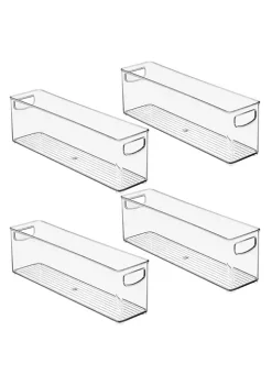 Discount π― MDesign Breast Milk Bin with Handles Set 16" x 4" x 5" π 6 Discount π― MDesign Breast Milk Bin with Handles Set 16" x 4" x 5" π -Storage Basket Store Belk 2069