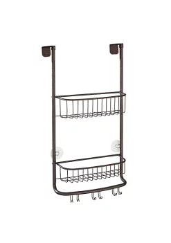 Best Sale 👏 MDesign Over Door Wire Shower Caddy with 6 Hooks ❤️ -Storage Basket Store Belk 2081