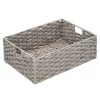 Top 10 🔔 MDesign Braided Hyacinth Basket with Handles 16" x 12" x 6" 🎉 -Storage Basket Store Belk 2106