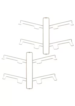 Best Pirce 🎁 MDesign Wall Mount 2-Tier 👟 Shoe Rack 🛒