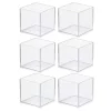 Wholesale 😉 MDesign Stackable Square Bin Set 4" x 4" x 4" ⭐ -Storage Basket Store Belk 2129