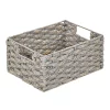 Wholesale 🔥 MDesign Braided Hyacinth Basket with Handles 12" x 9" x 6" 👍 -Storage Basket Store Belk 2153