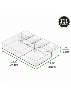 Cheapest 😀 MDesign Multi-Compartment In-Drawer Utensil Organizer 😍 -Storage Basket Store Belk 2164