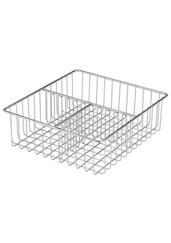 New ✨ MDesign 3-Section Wire Lid Organizer ⌛ -Storage Basket Store Belk 2176