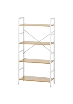 Flash Sale 🎉 MDesign 4-Tier Wood + Metal Bookshelf 💯