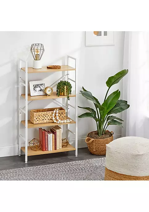 Flash Sale π MDesign 4-Tier Wood + Metal Bookshelf π― 3 Flash Sale π MDesign 4-Tier Wood + Metal Bookshelf π― - Image 3