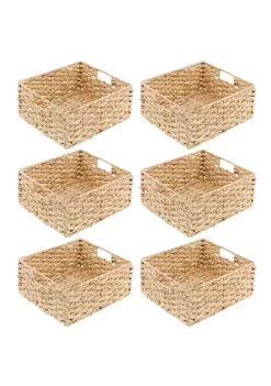 Deals π MDesign Braided Hyacinth Basket with Handles 13" x 12" x 6" π 9 Deals π MDesign Braided Hyacinth Basket with Handles 13" x 12" x 6" π -Storage Basket Store Belk 2250
