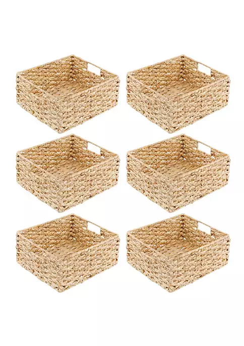 Deals π MDesign Braided Hyacinth Basket with Handles 13" x 12" x 6" π 6 Deals π MDesign Braided Hyacinth Basket with Handles 13" x 12" x 6" π - Image 4