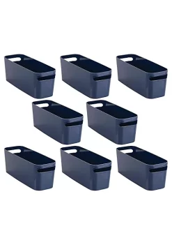 Hot Sale π MDesign Tote Bin with Handles 10" x 6" x 6" π 11 Hot Sale π MDesign Tote Bin with Handles 10" x 6" x 6" π -Storage Basket Store Belk 2278