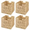Best Pirce 👍 MDesign Woven Hyacinth Cube Basket 11" x 11" x 11" 🥰 -Storage Basket Store Belk 2295