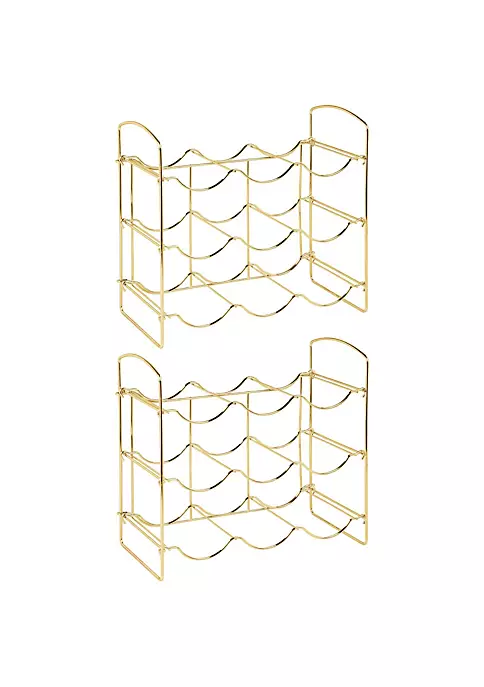 Outlet 𧨠MDesign Metal 9-Bottle Holder π 3 Outlet 𧨠MDesign Metal 9-Bottle Holder π