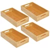 Buy βοΈ MDesign Bamboo Bin with Handles 15" x 9" x 3" π 1 Buy βοΈ MDesign Bamboo Bin with Handles 15" x 9" x 3" π -Storage Basket Store Belk 2318