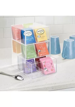 Cheap 🎁 MDesign 18-Section Tea Bag Organizer 🧨 -Storage Basket Store Belk 2322