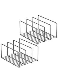 Promo 👏 MDesign 3-Section Cookware Organizer 🥰 -Storage Basket Store Belk 2381