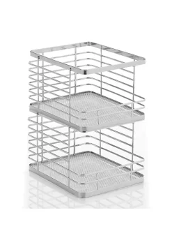 Wholesale ✨ MDesign Stackable Flat Wire Open Front Basket 18" x 11" x 8" 👍 -Storage Basket Store Belk 2393