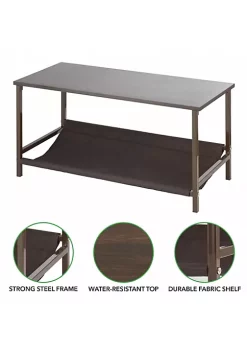 Budget 🔥 MDesign 👟 Shoe Storage Rack with Fabric Shelf 🎁 -Storage Basket Store Belk 2420