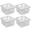 Budget ❤️ MDesign Wire Basket with Handles 10.25" x 6.25" x 5.25" 🎁