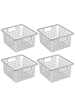 Budget ❤️ MDesign Wire Basket with Handles 10.25" x 6.25" x 5.25" 🎁
