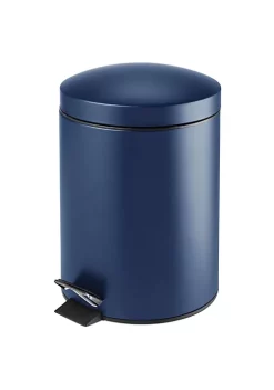 Discount ✔️ MDesign 5-Liter Round Metal Step Trash Can ✔️ -Storage Basket Store Belk 2437