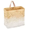 Best deal 👏 MDesign Ombre Bamboo Hanging Basket 🎉 -Storage Basket Store Belk 2469
