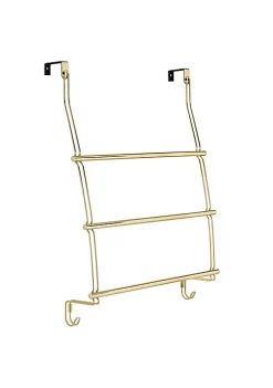 Outlet โ๏ธ MDesign 3-Tier Over Door Towel Bar with 2 Hooks ๐ 8 Outlet โ๏ธ MDesign 3-Tier Over Door Towel Bar with 2 Hooks ๐ -Storage Basket Store Belk 2477