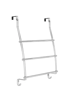 Outlet โ๏ธ MDesign 3-Tier Over Door Towel Bar with 2 Hooks ๐ 9 Outlet โ๏ธ MDesign 3-Tier Over Door Towel Bar with 2 Hooks ๐ -Storage Basket Store Belk 2478