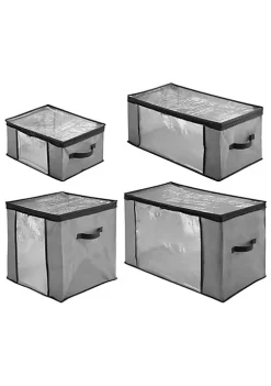 Cheap ❤️ MDesign 4-Piece Fabric Storage Bag Set 🔔