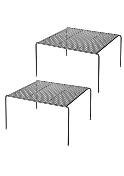 Outlet ๐ MDesign Square Metal Shelf Riser ๐ 8 Outlet ๐ MDesign Square Metal Shelf Riser ๐ -Storage Basket Store Belk 2503