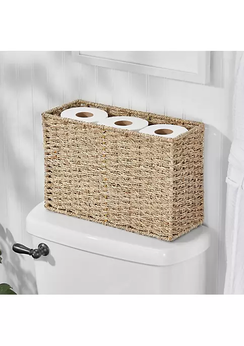 Discount β€οΈ MDesign Woven Seagrass Toilet Paper Storage Basket 15" x 6" x 10" π 4 Discount β€οΈ MDesign Woven Seagrass Toilet Paper Storage Basket 15" x 6" x 10" π - Image 2