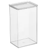 Discount π MDesign Tall Airtight Stackable Bin 5.5" x 6.5" x 11" π€© 1 Discount π MDesign Tall Airtight Stackable Bin 5.5" x 6.5" x 11" π€© -Storage Basket Store Belk 2562